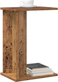 vidaXL End Table Παλιό ξύλο 35 x 25 x 50 εκ Επεξεργασμένο ξύλο