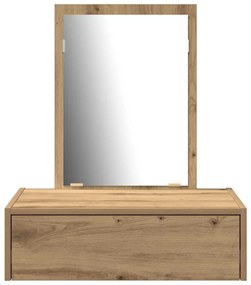 vidaXL Τραπέζι περιποίησης Καφέ 60 x 40 x 70 εκ. Επεξεργασμένο ξύλο