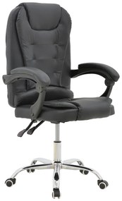Intrahome Καρέκλα γραφείου διευθυντή Kardi Intrahome μαύρο pu 66x64x117εκ | SKU: INTRAPA-381111132