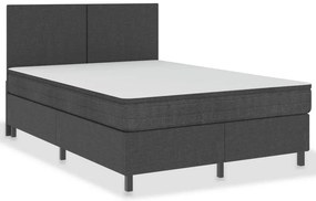 vidaXL Πλαίσιο Κρεβατιού Boxspring Γκρι 180 x 200 εκ. Υφασμάτινο