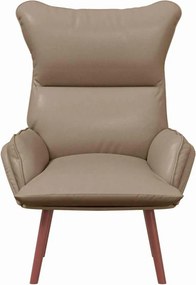 vidaXL Πολυθρόνα Καπουτσίνο 69 x 74 x 93 εκ. Δερματίνη