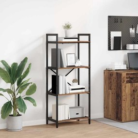 vidaXL Ράφι Βιβλίων 4 επιπέδων 56 x 34 x 133,5 εκ Επεξεργασμένο Ξύλο