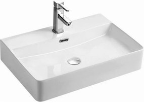 Pyramis Nolana Επικαθήμενος Νιπτήρας Πορσελάνης 60x42cm Λευκός