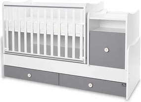 BED TREND PLUS NEW 70/160 WHITE/STONE GREY