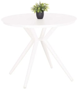 Τραπέζι Κήπου Higer HM6289.02 Φ90x74cm White