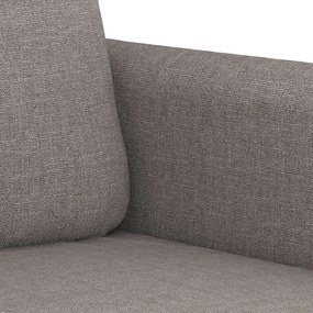 vidaXL Πολυθρόνες Σετ 4 Τεμαχίων Taupe από Ύφασμα με Μαξιλάρια