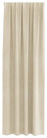 vidaXL Κουρτίνες με κουρτίνες 2 pcs Κρεμ 140 x 225 cm Βελούδο