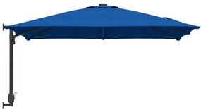 vidaXL Ομπρέλα Τοίχου Κήπου σε Αζούρ Μπλε 247 cm