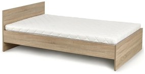 Κρεβάτι Houston A104, Μονόκλινο, Ανοιχτό καφέ, 90x200, Πλαστικοποιημένη μοριοσανίδα, 95x205x70cm, 33 kg | Epipla1.gr