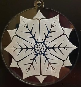Intra απο ξύλο plywood 3mm-4mm πάχος - Στολίδι Poinsettia Δίασταση 10x10 cm Intraeaxys-e1gkzgyo