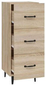 vidaXL Ντουλάπι Sonoma Δρυς 34,5x34x90 εκ. από Επεξεργασμένο Ξύλο