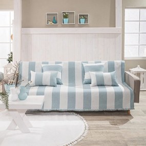 Ριχτάρι Gella 08 Light Blue Teoran Πολυθρόνα 180x150cm Cotton-Polyester