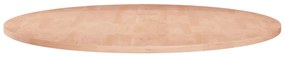 vidaXL Επιφάνεια Τραπεζιού Στρογγυλή Ø60x1,5 εκ. Μασίφ Ξύλο Δρυς