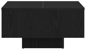 vidaXL Τραπεζάκι σαλονιού Μαύρη δρυς 60 x 60 x 31.5 εκ
