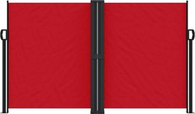vidaXL Σκίαστρο Πλαϊνό Συρόμενο Κόκκινο 140 x 600 εκ.
