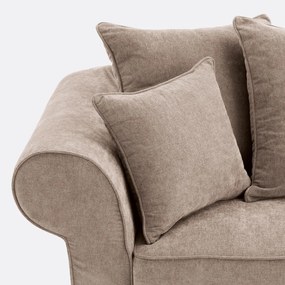 Καναπές από μελανζέ πολυεστέρα, υψηλής άνεσης, Adélia