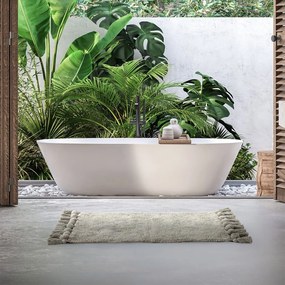 Πατάκι Μπάνιου Fresh Luxury Oat Beige Nima 50X80cm 100% Βαμβάκι