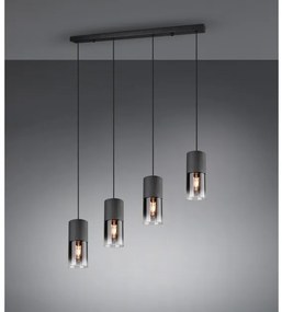 Κρεμαστό Φωτιστικό Οροφής 4xE27 Μαύρο Robin 310600432 Trio Lighting-310600432-Μαύρο 310600432