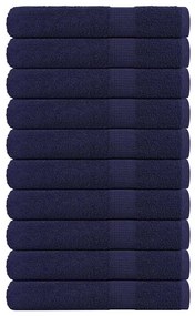 vidaXL Πετσέτες Σάουνας 10 Τεμ. Μπλε 80x200 εκ. 360 γρ/μ² 100% Βαμβ.