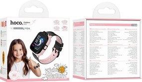Παιδικό Ρολόι Smartwatch Hoco Y104 GPS|LBS|WiFi|4G Ροζ