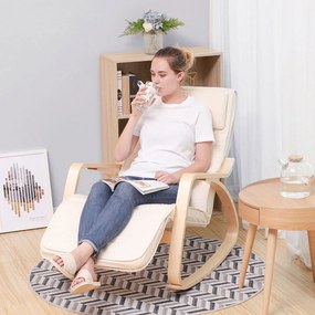 Κουνιστή Πολυθρόνα Relax (55x115x91) Songmics LYY010WZ01