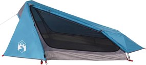 vidaXL Σκηνή Κάμπινγκ Τούνελ 1 Ατόμου Αδιάβροχη Μπλε