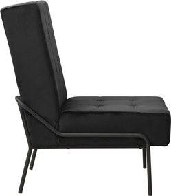 vidaXL Καρέκλα Χαλάρωσης 65 x 79 x 87 Μαύρη Βελούδινη