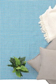 Χαλί Houndstooth Caribbean Sea-130 x 190 εκ.