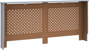 vidaXL Κάλυμμα Καλοριφέρ Ανθρακί 172 x 19 x 81,5 εκ. από MDF