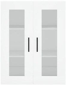 vidaXL Ντουλάπι Λευκό 69,5x34x180 εκ. από Επεξεργασμένο Ξύλο