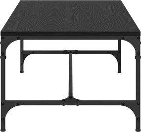 vidaXL Τραπεζάκι σαλονιού Μαύρη Οξυά 100 x 50 x 35 cm