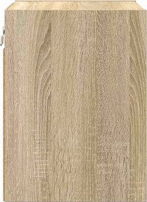 vidaXL Κρεμαστό ντουλάπι με αποθήκευση Δρύς Sonoma 30 x 29,5 x 40 εκ.