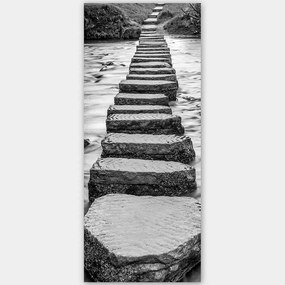 Πίνακας Καμβάς 451ERN1910 50x120cm Multi Wallity Κάθετοι Ξύλο, Καμβάς