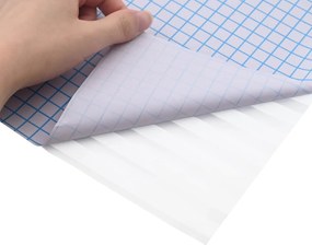 VidaXL Μεμβράνη Παραθύρου Ματ Σχεδίαση με Ρίγες 0,9x5 μ. PVC
