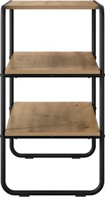 vidaXL Τραπέζι κονσόλας Artisan Δρυς 60 x 41 x 75 εκ