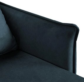 Γωνιακός Καναπές - Κρεβάτι Castel Αναστρέψιμος Navy Blue 213x154x74 εκ. 213x154x74 εκ.