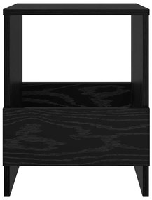 vidaXL Ράφι Περιοδικών Μαύρη Οξυά 35 x 30 x 45 εκ.