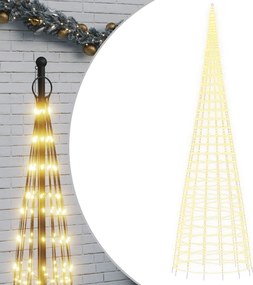 vidaXL Χριστουγεννιάτικο δέντρο LED 3000 LEDs Ζεστό Λευκό 800 εκ.