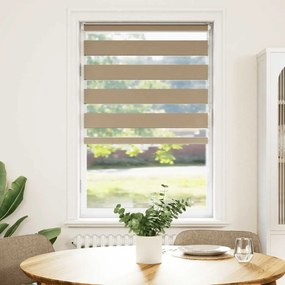 vidaXL Στόρι Ζέβρας Καφέ 70x100 εκ. Πλάτος Υφάσματος 65,9 εκ. Πολυεστέρας