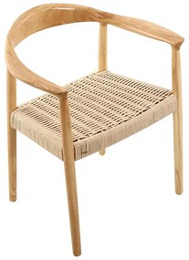 RATTAN ΚΑΡΕΚΛΑ ΦΥΣΙΚΟ 46x59xH73,5cm - 03-1085 - 03-1085