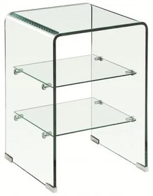 GLASSER ραφιέρα Clear Glass 10/5mm 40x40x60cm ΕΜ729,1