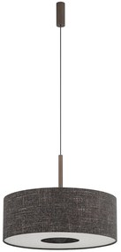 Φωτιστικό Οροφής - Πλαφονιέρα Amarela M 11659 50x130cm 25W 1xE27 Choco-Black Nowodvorski
