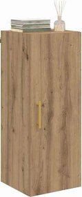 vidaXL Επιτοίχιο ντουλάπι Artisan Oak 34,5 x 34 x 90 εκ.