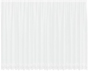 vidaXL Κουρτίνες με κουρτίνες Λευκό 500x100cm Πολυεστέρας