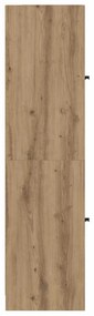 vidaXL Highboard Artisan Oak 35 x 37 x 142 εκ Επεξεργασμένο ξύλο