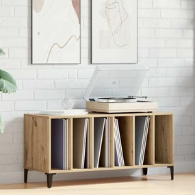 vidaXL Έπιπλο Δίσκων τεχνίτης Δρυς 100x38x48 εκ από Επεξεργασμένο Ξύλο