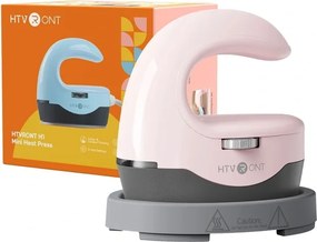 HTVRONT HPM02 Mini4 Πρέσα θερμικής μεταφοράς (Ροζ)