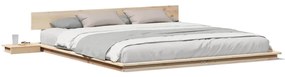 vidaXL Σκελετός Κρεβατιού Καφέ 180 x 200 cm ξύλο
