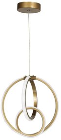 Κρεμαστό Φωτιστικό Οροφής LED 45W 3CCT Neon-29 Heronia Lighting-01-0347-Χρυσό 01-0347