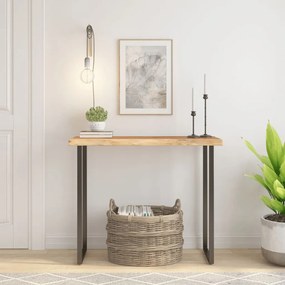 vidaXL Επιφάνεια Τραπεζιού Ορθογώνια 80x40x3,8 εκ. Μασίφ Ξύλο Ακακίας